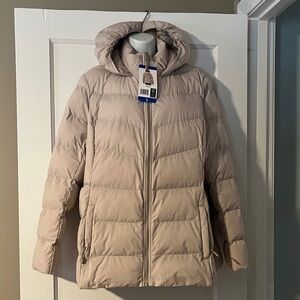 32 Degrees Women's Light Beige Puffer Jacket